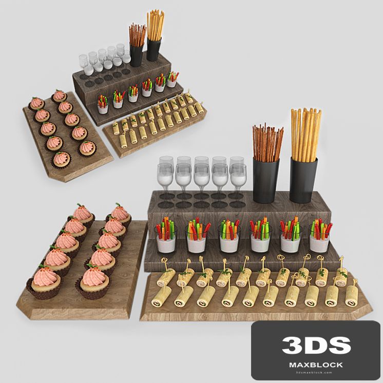 A set of canapes 1