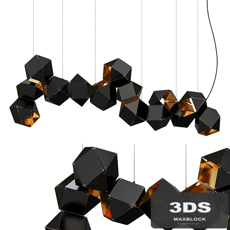 Welles long chandelier