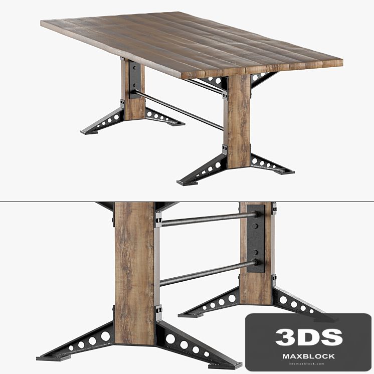 Oud eiken tafel - Graz