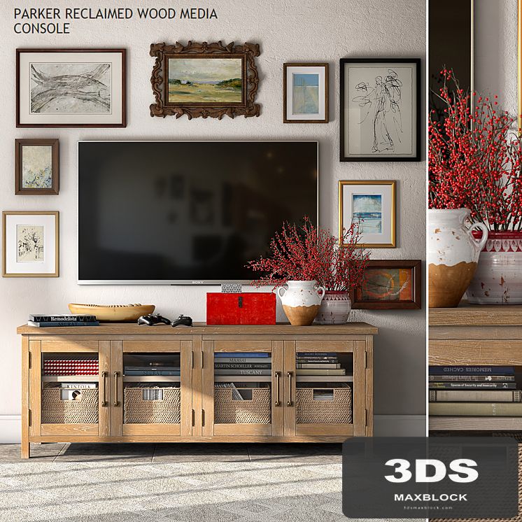 Pottery barn PARKER MEDIA CONSOLE