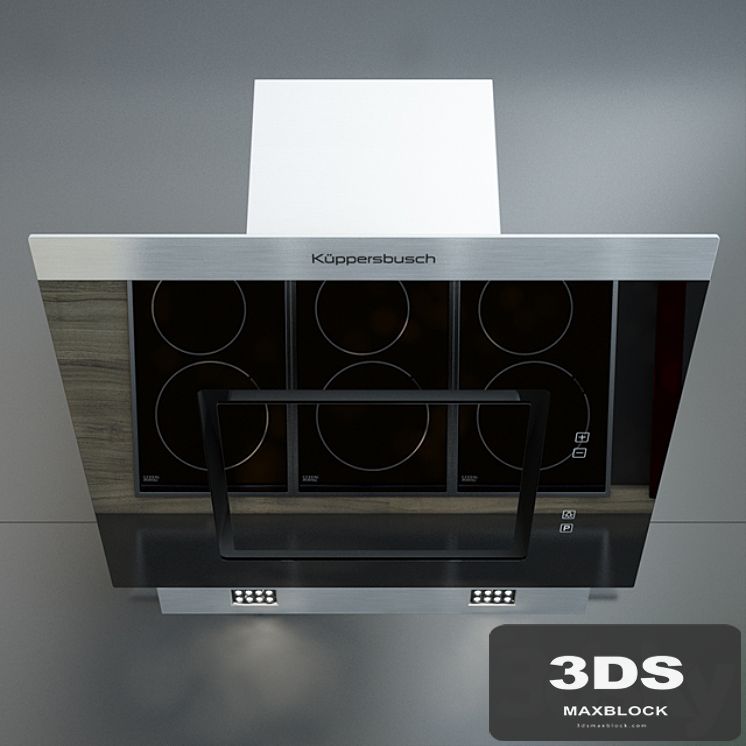 Black Kitchen Hood KD7610 Kuppersbusch