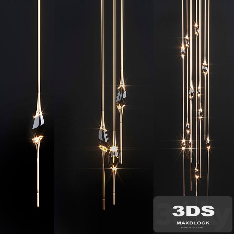 Lamps IL PEZZO Round chandelier