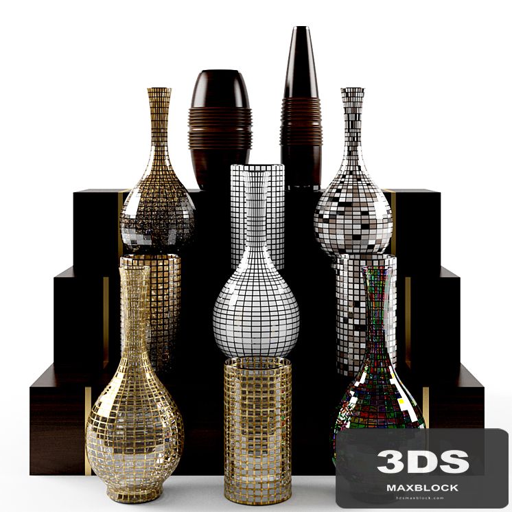 026 CHECKER VASE