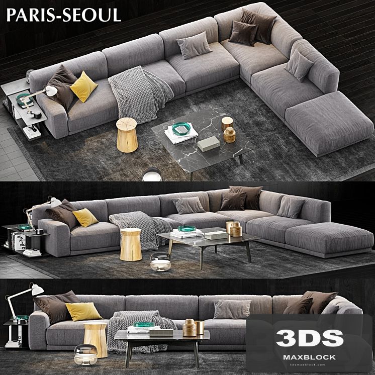 Poliform Paris Seoul Sofa 2