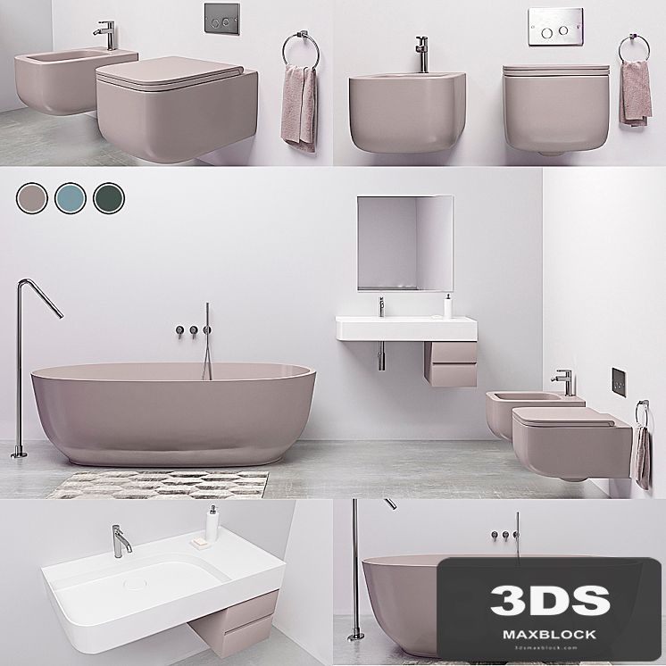 Revolution set by Esedra SDR Ceramiche