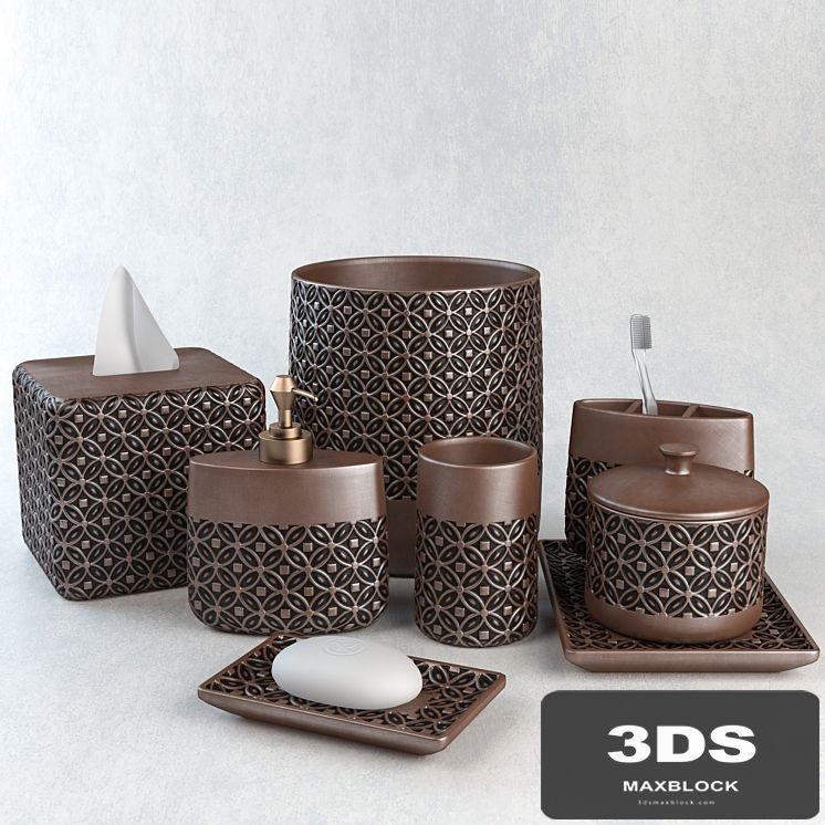 Set of bathroom accessories "Islandia"