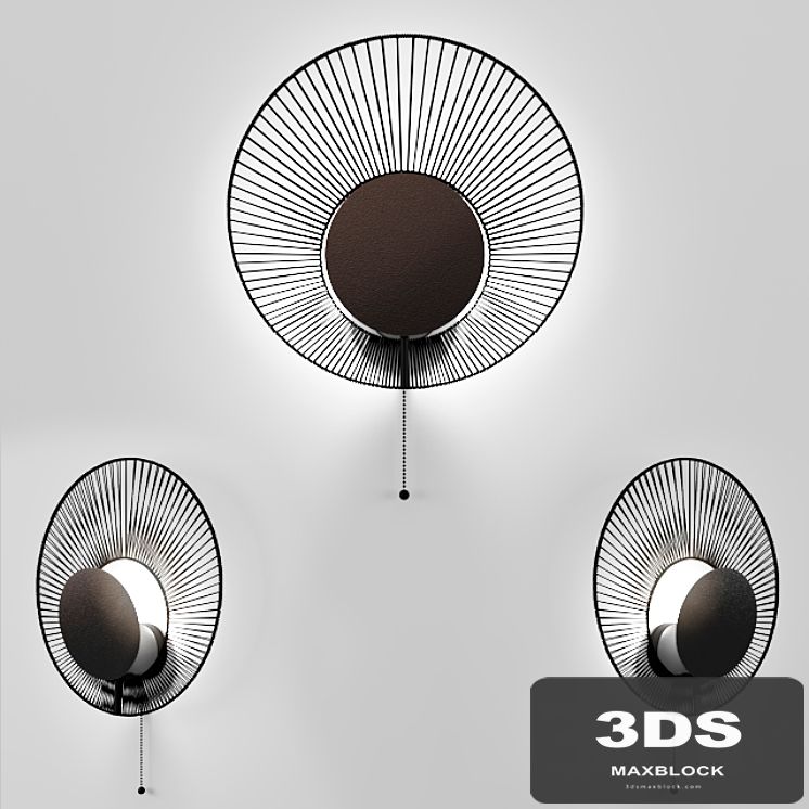 Oyster wall lamp