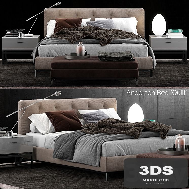 Minotti Andersen Bed Quilt