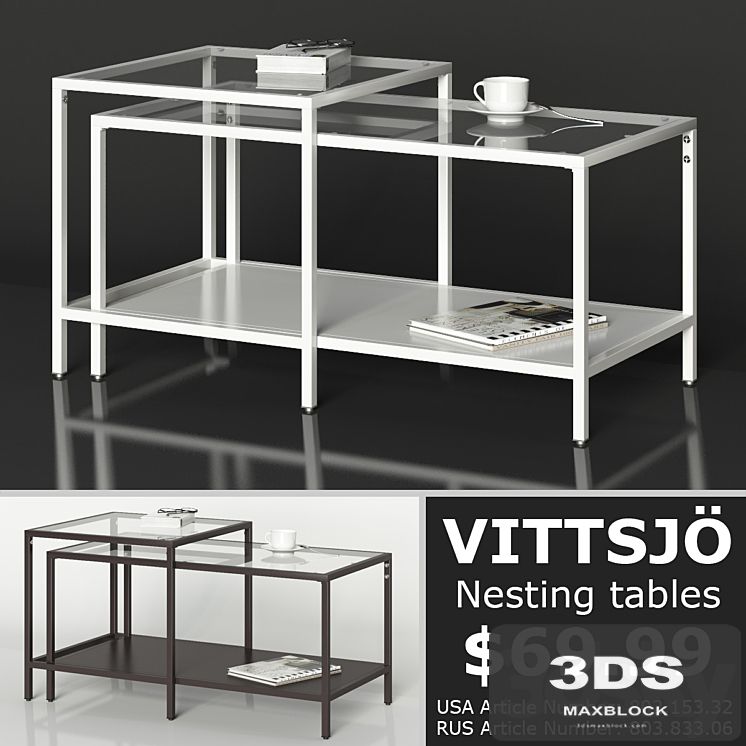 IKEA VITTSJO Nesting tables