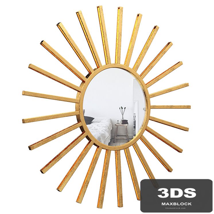 Neetu Modern Sun Accent Mirror EYQN5240