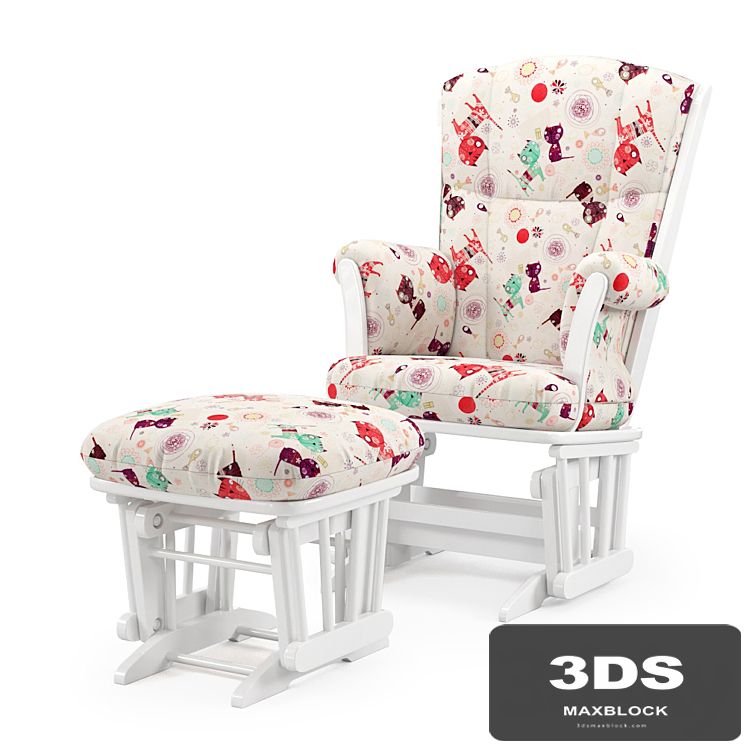 Dutailier glider - Chair 908 and ottoman