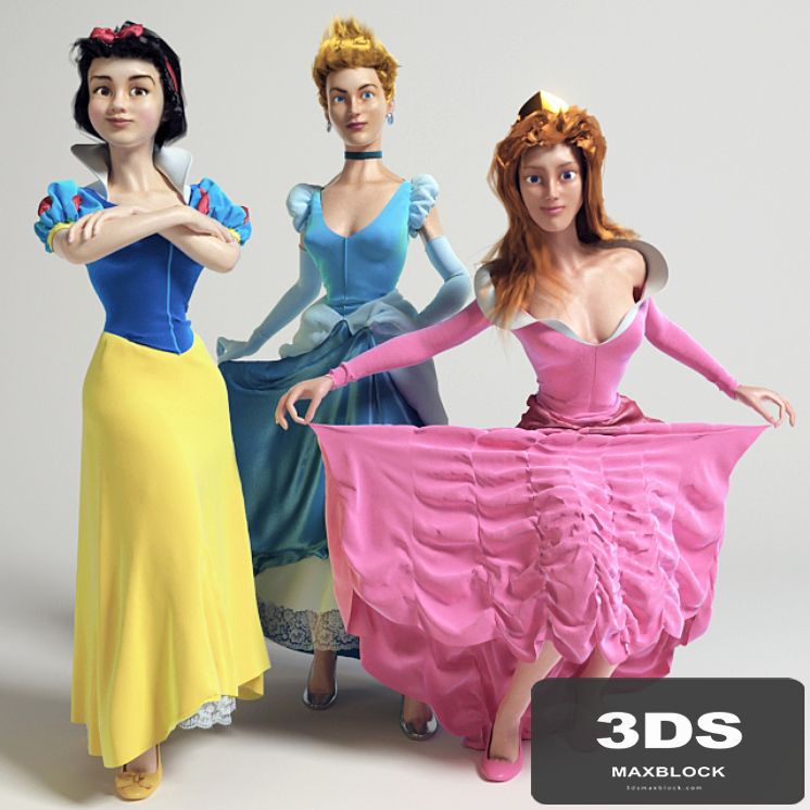 Disney Princess (vray GGX)
