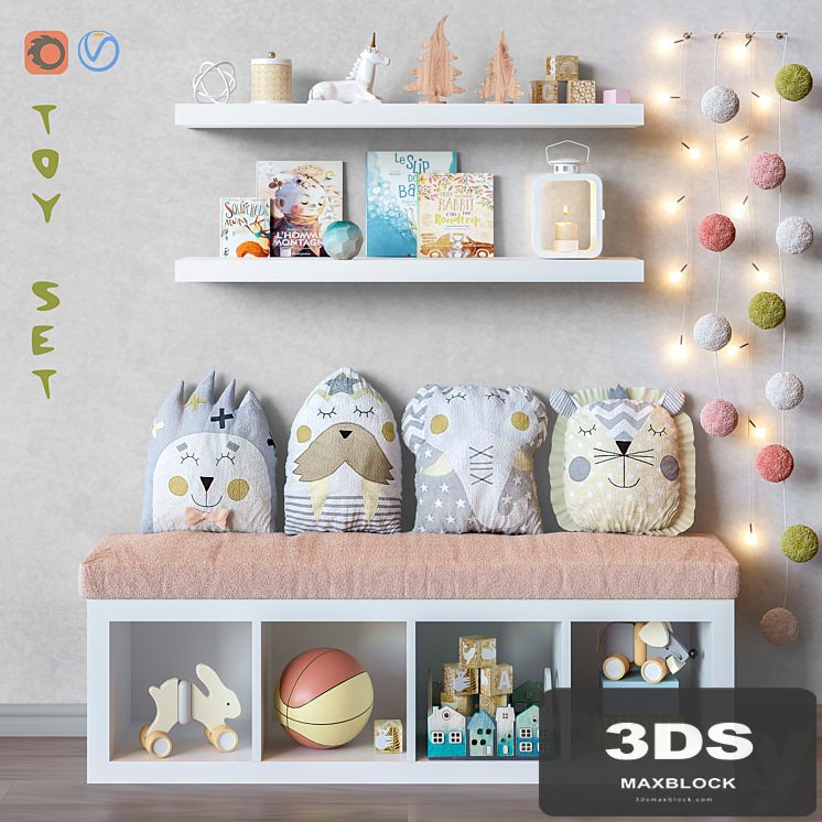 Toys and furniture set 39