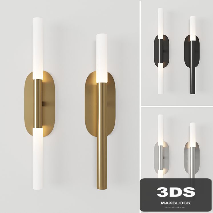 Rousseau medium vanity sconce and bath sconce by Kelly Wearstler