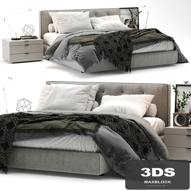 Bed bedford minotti