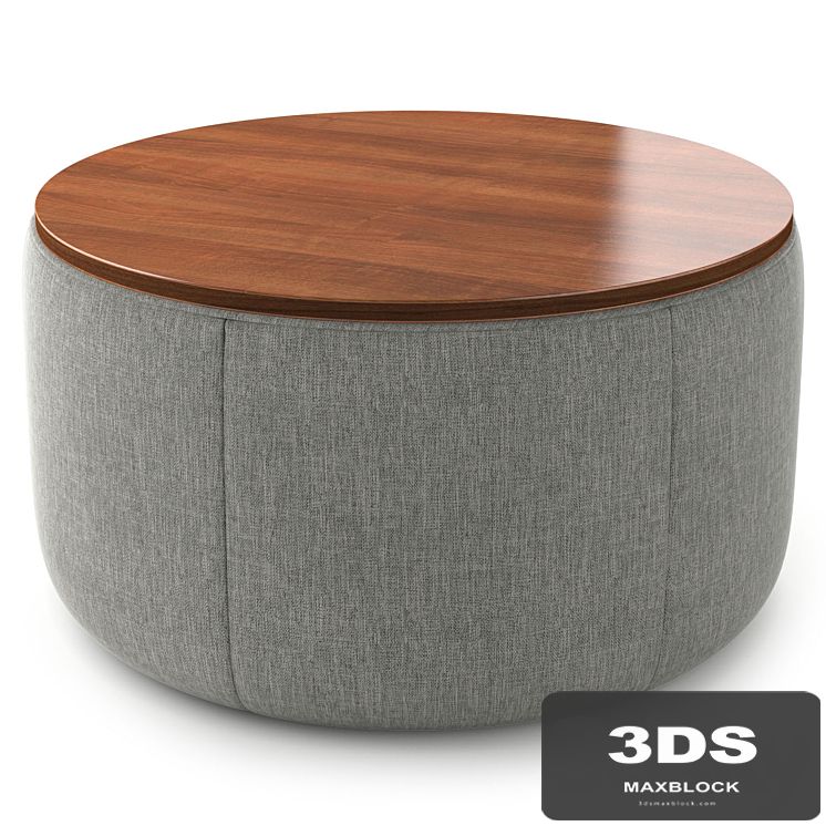 West Elm Upholstered Ottoman