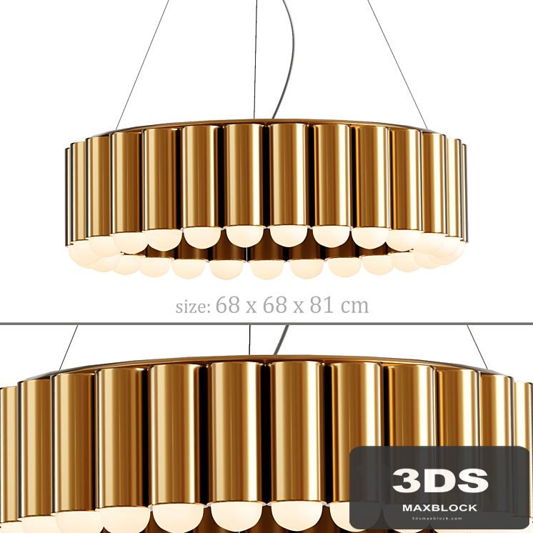 Radia Gold 60 chandelier