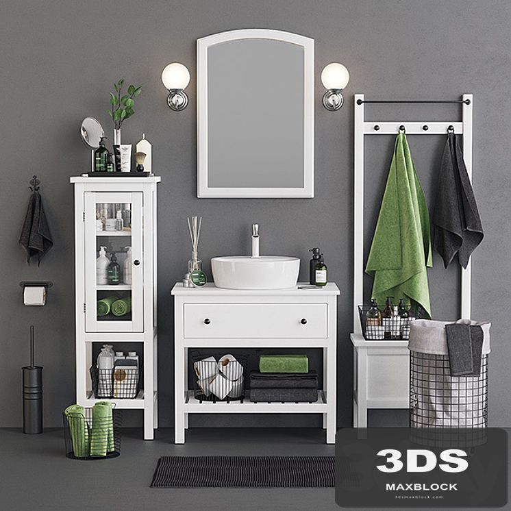 Open Hemnes Bath Set