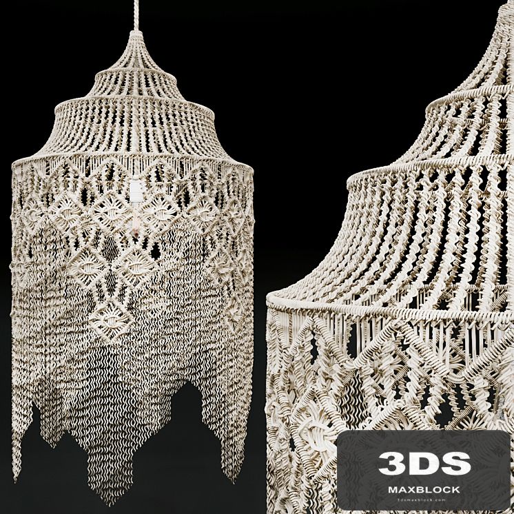 Macrame Chandelier 2