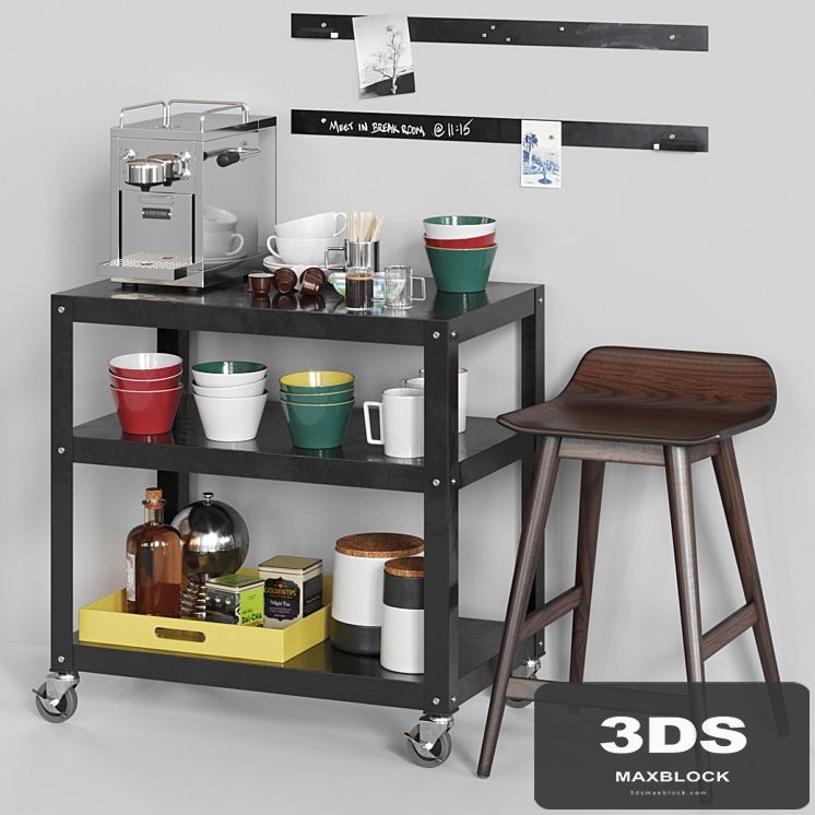 CB2 Exclusive rolling cart