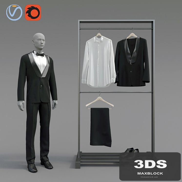 Classic male tuxedo