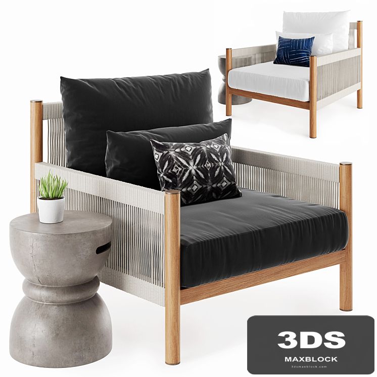 Architect Outdoor Lounge Chair