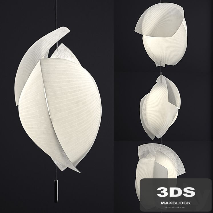 Grok Voiles paper pendant lamp