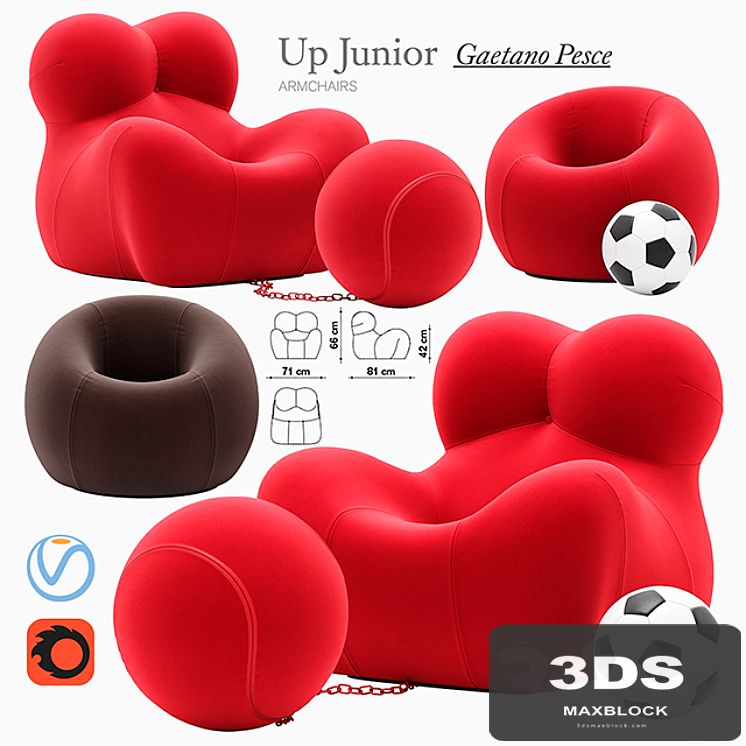 Up Junior armchair