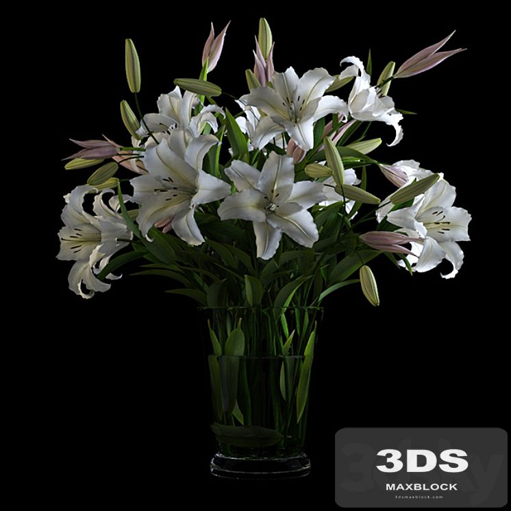 Lilies in a Vase