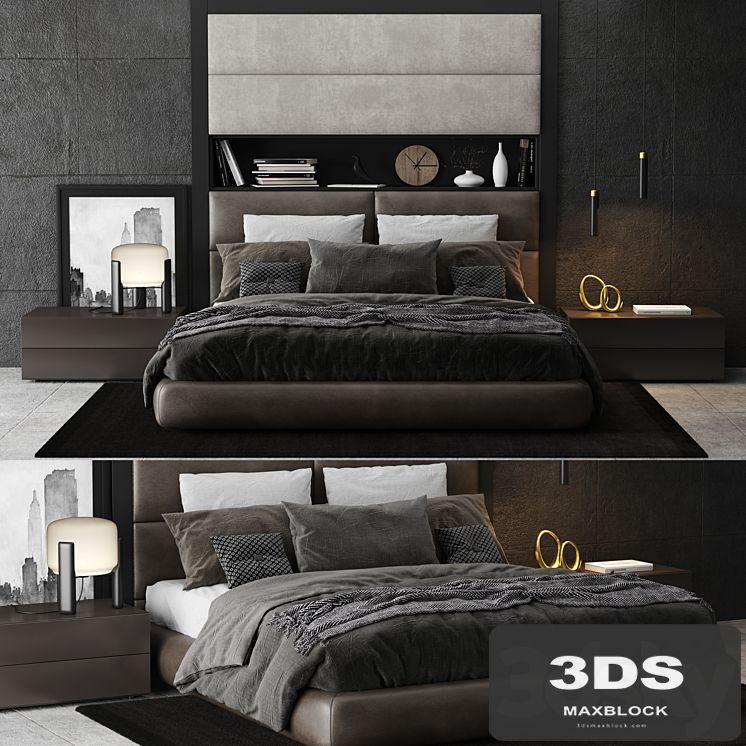 Poliform Dream Bed Headboard B
