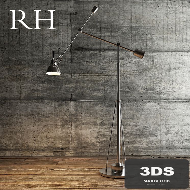 Floor_lamp_RH_Metal_Silver