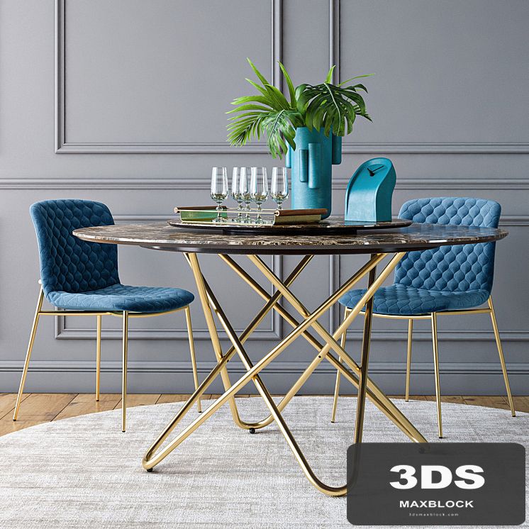 Calligaris Love chair Stellar table set