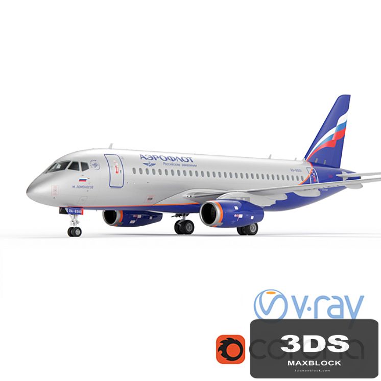 Aircraft SSJ-100 Aeroflot