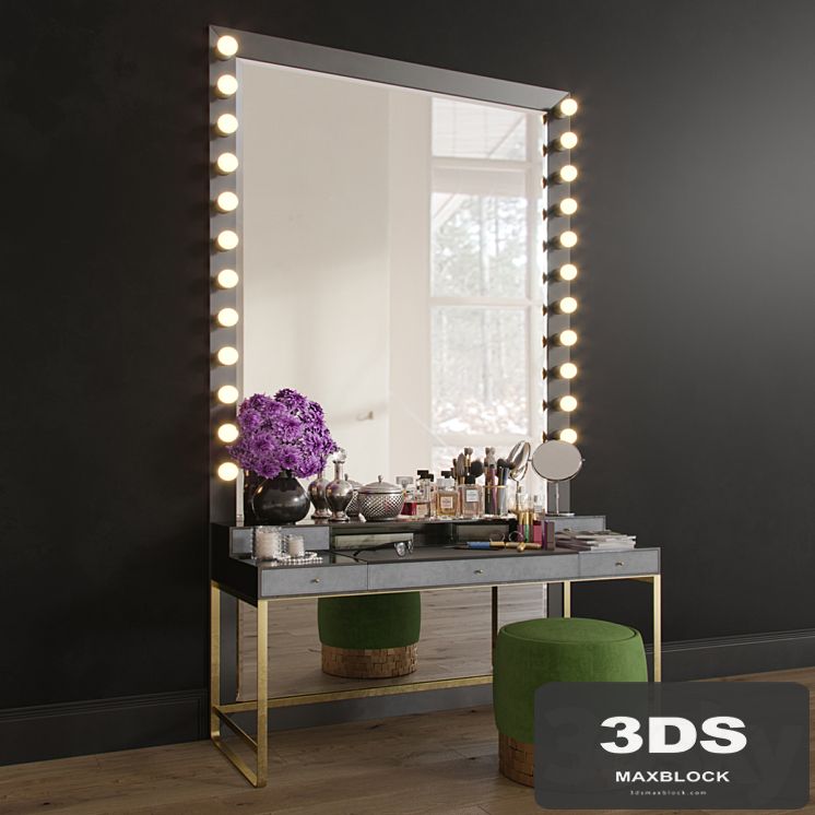 MakeUP Dressing Table Decorative Set Set_01