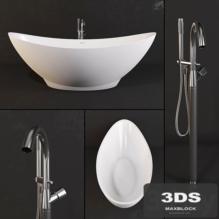 Bathtub PAA - Felice and Faucet Fantini - Nostromo