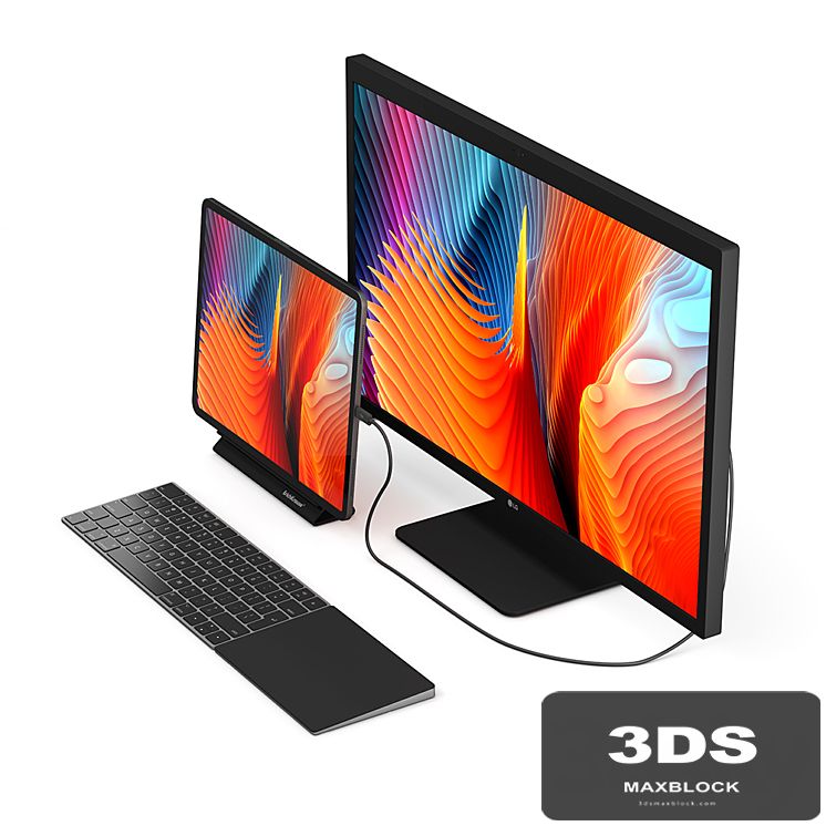 iPad Pro 2018 12.9 + LG Ultrafine 4K