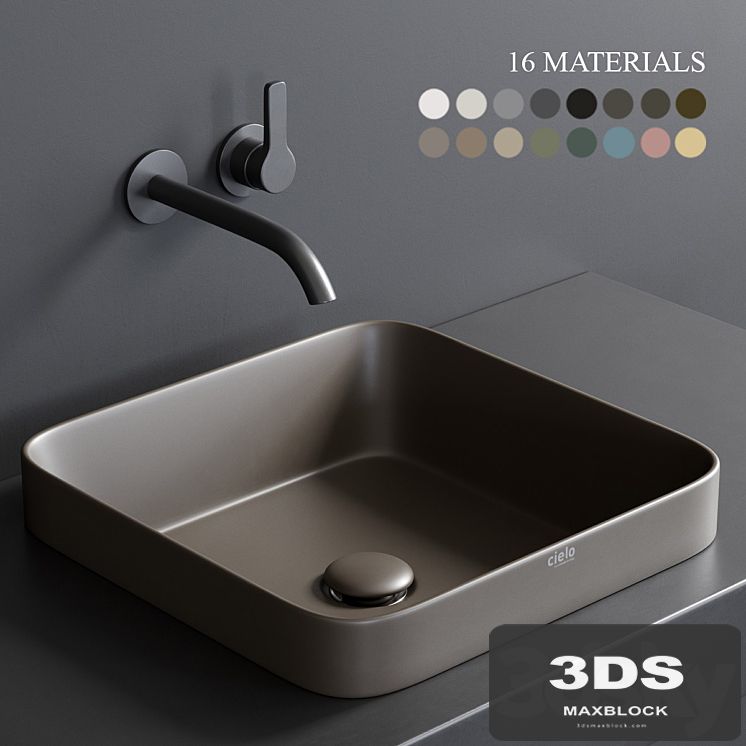 Ceramica Cielo Enjoy 40 Rectangular Washbasin