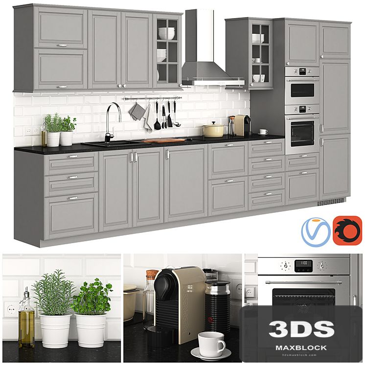 Ikea Metod Bodbyn Gray