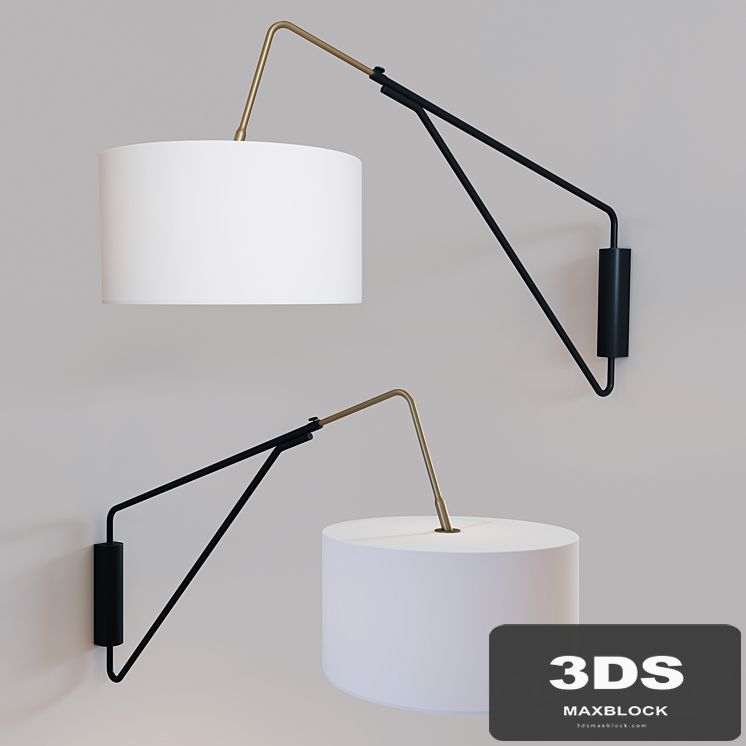 WEST ELM MID CENTURY WALL SCONE