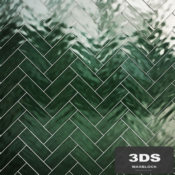 Green botle tiles