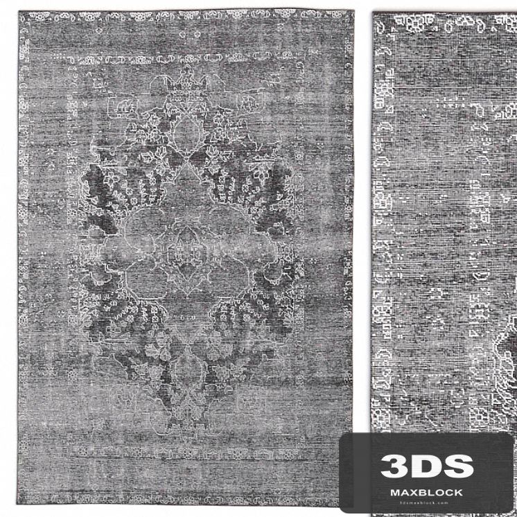 Carpet Colored Vintage Rug