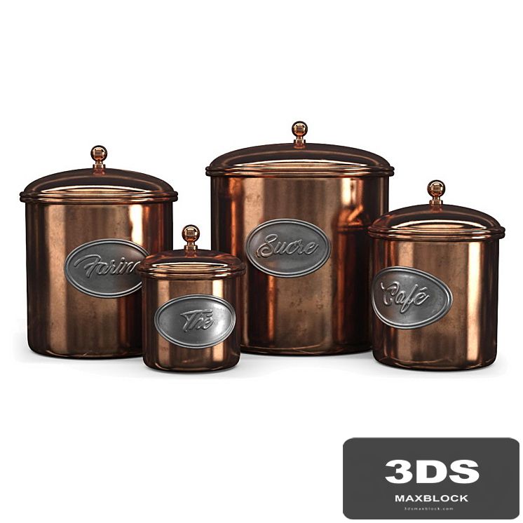 Aged copper cans