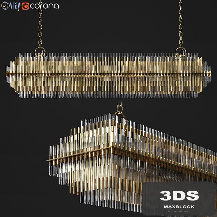 Emile Linear Chandelier Restoration Hardware
