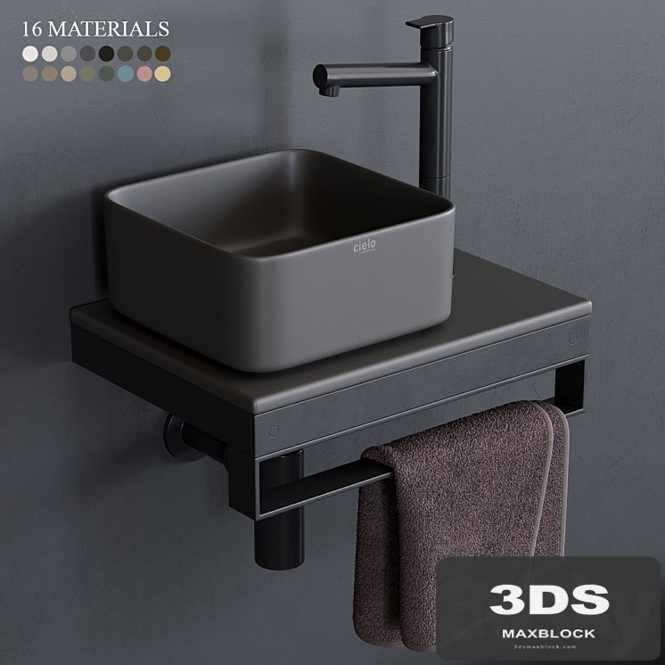 Ceramica Cielo Shui Comfort art. Milaq Square Washbasin