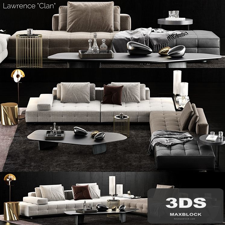 Minotti Lawrence Clan Sofa