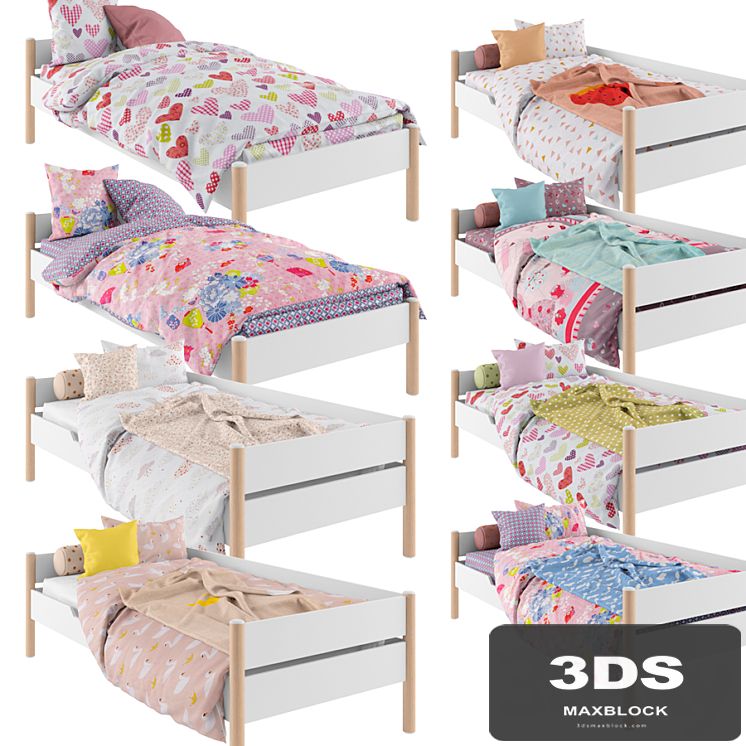 Bed linen for the girl 01