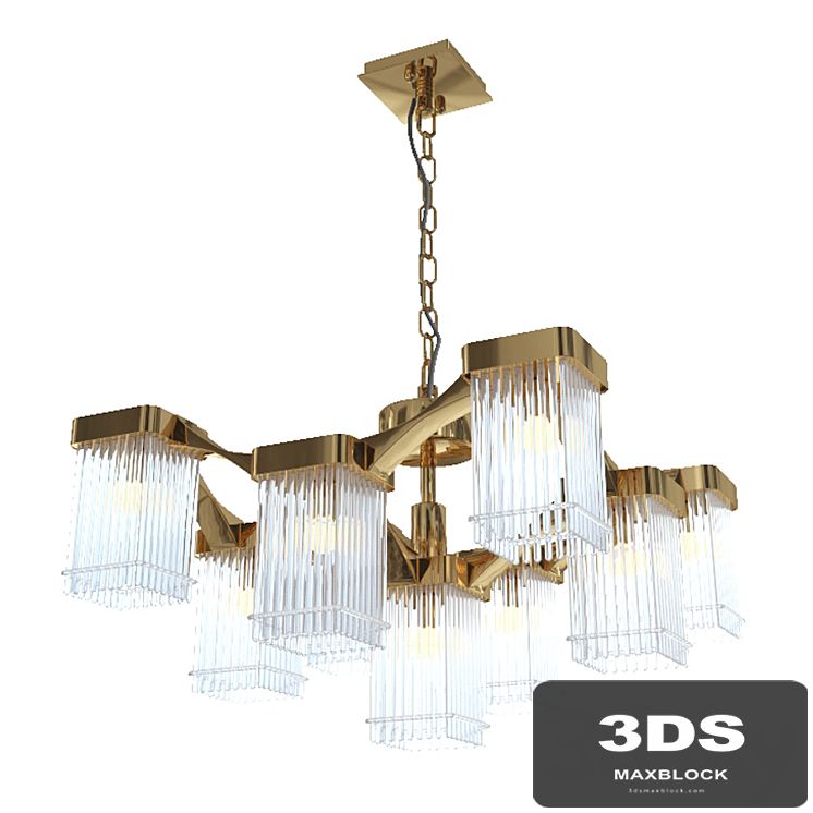 Hollywood Regency Pendant Lamp
