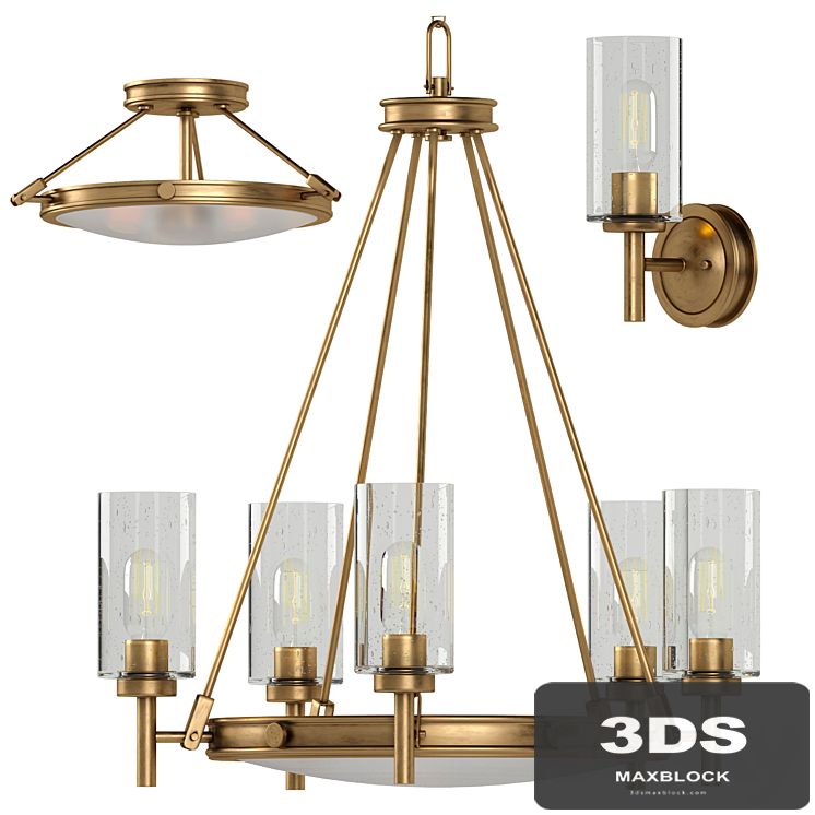 Collier Elstead lamp set