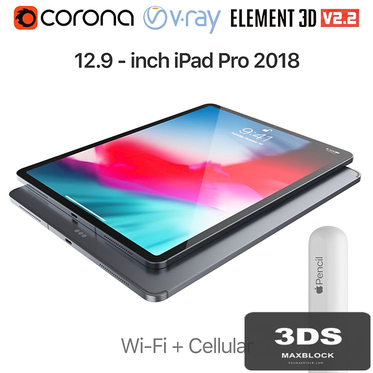 iPad Pro 2018 12.9 inch Wi-Fi + Cellular
