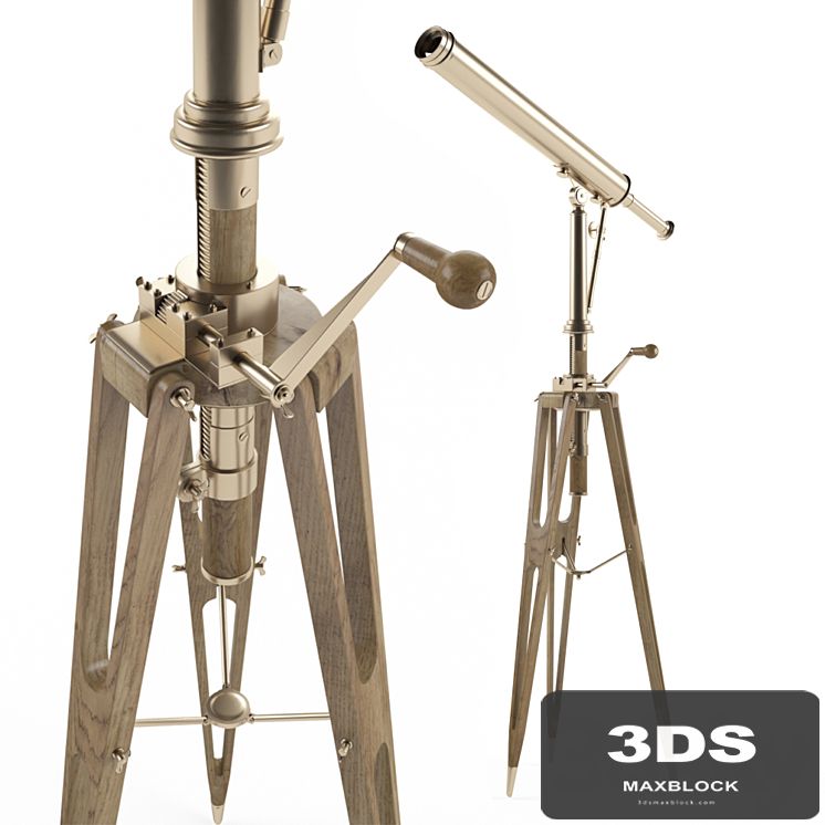 19th_c._parisian_brass_telescope